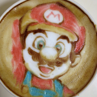 Illustration for article titled Nerdy Cafe Latte Art Is More Amazing in Color